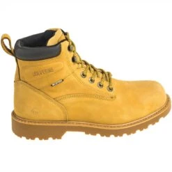 Wolverine Boots: Men's 10632 Waterproof Steel Toe EH 6-Inch Floorhand Boots -Workingperson Deals Shirts Store wolverine w10632 o 01