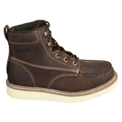 Wolverine Boots: Men's Slip-Resistant W10744 Loader 6-Inch Wedge Boots -Workingperson Deals Shirts Store wolverine w10744 o 01