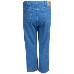 Wrangler Jeans: Men's Stonewashed 35005 SW Rugged Wear Relaxed Fit Stretch Jeans -Workingperson Deals Shirts Store wrangler 35005sw b 01