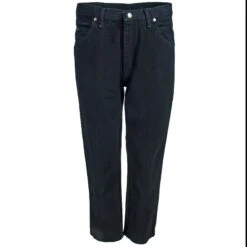 Wrangler Jeans: Men's Black 39902 OB Rugged Wear Classic Fit Jeans -Workingperson Deals Shirts Store wrangler 39902ob f 01