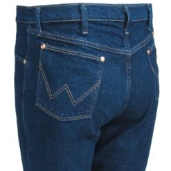 Wrangler Jeans: Men's Cowboy Cut 0947 STR Navy Regular Fit Stretch Jeans 6 Wrangler Jeans: Men's Cowboy Cut 0947 STR Navy Regular Fit Stretch Jeans -Workingperson Deals Shirts Store wrangler 947str l 01