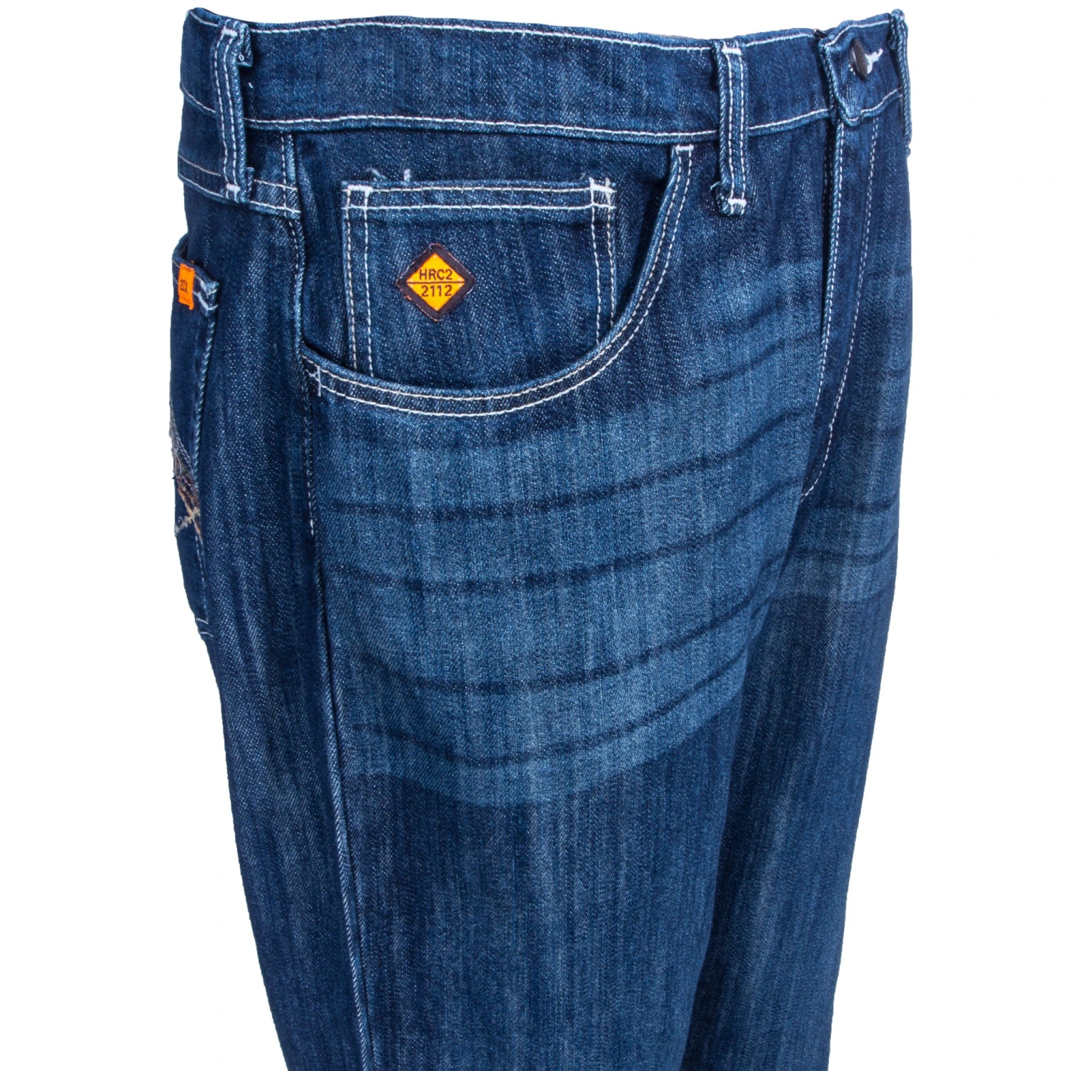 Wrangler 20X Jeans: Men's Rinse Wash Flame Resistant FR42MWR Vintage Bootcut Jeans 2 Wrangler 20X Jeans: Men's Rinse Wash Flame Resistant FR42MWR Vintage Bootcut Jeans - Image 2